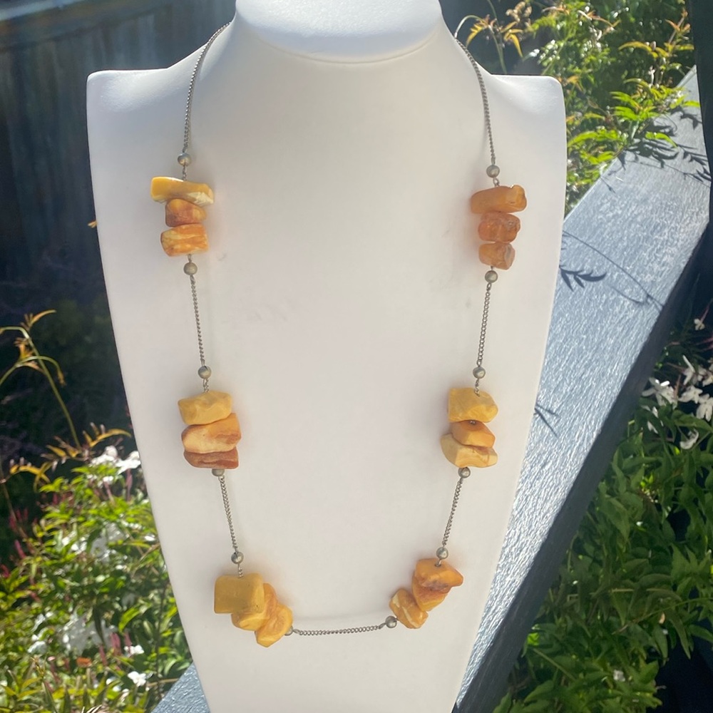 Butterscotch Baltic Amber Beaded Necklace